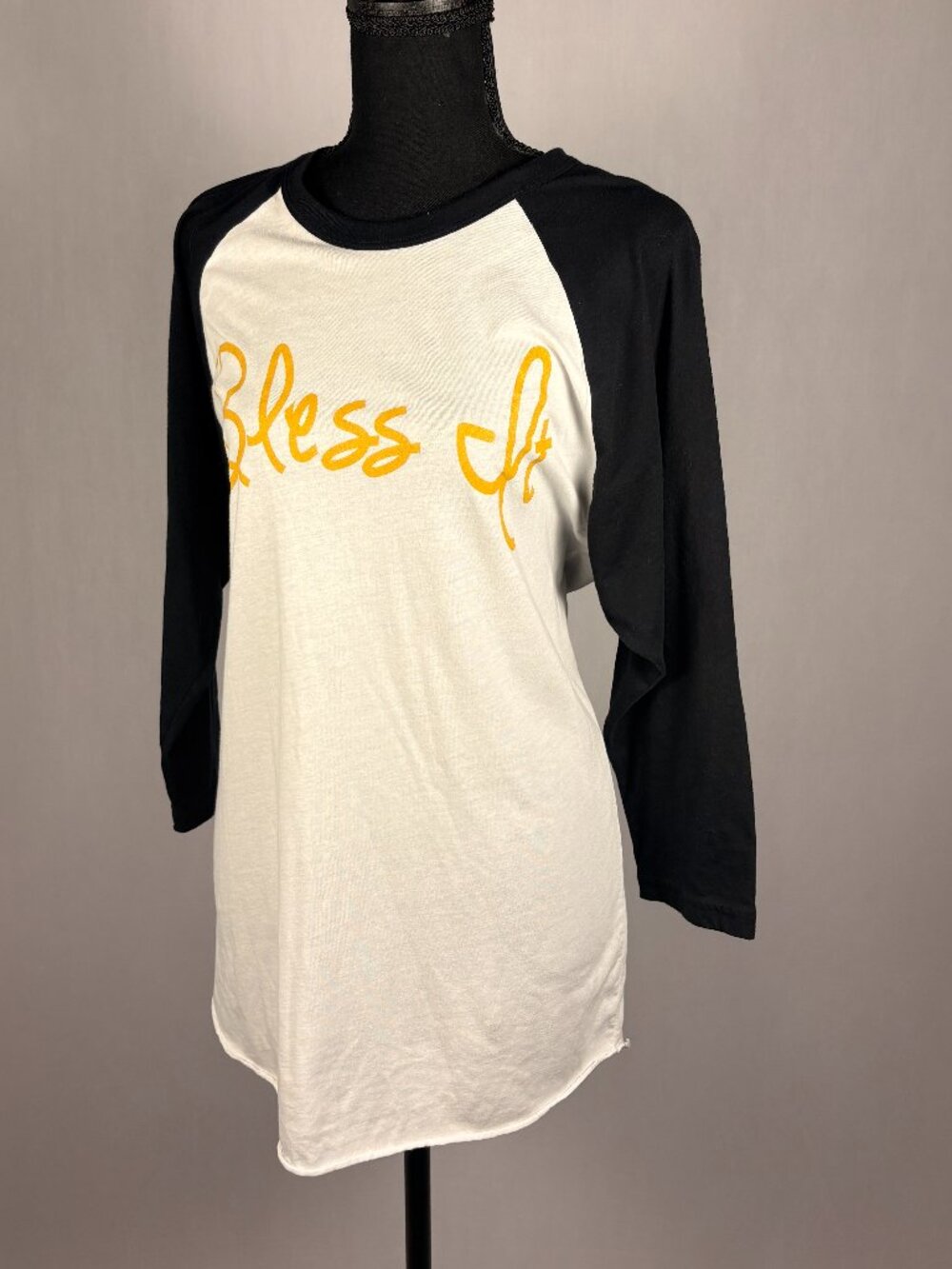 American Apparel | BLESS IT Raglan Tee | L | NWOT